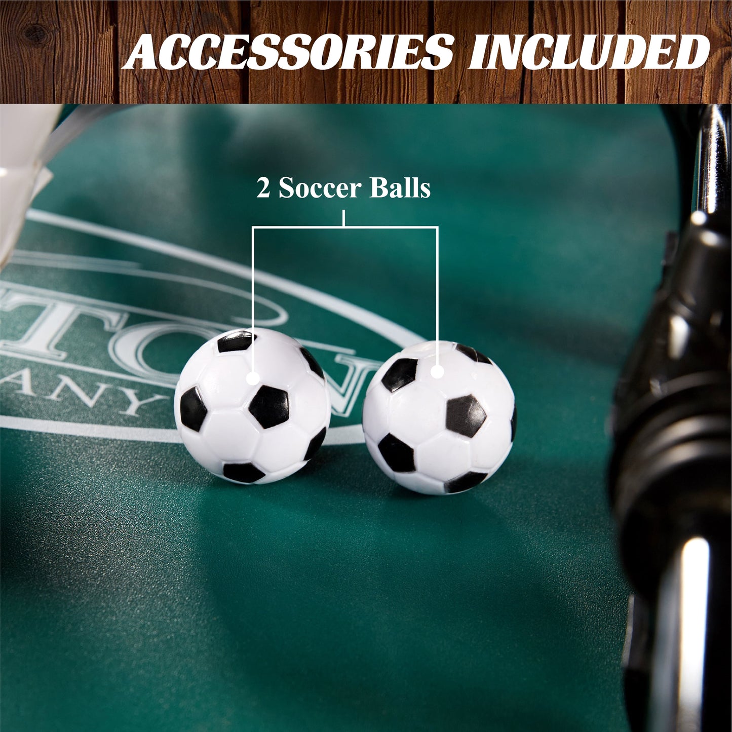 56 Inch Premium Furniture Foosball Soccer Table, by