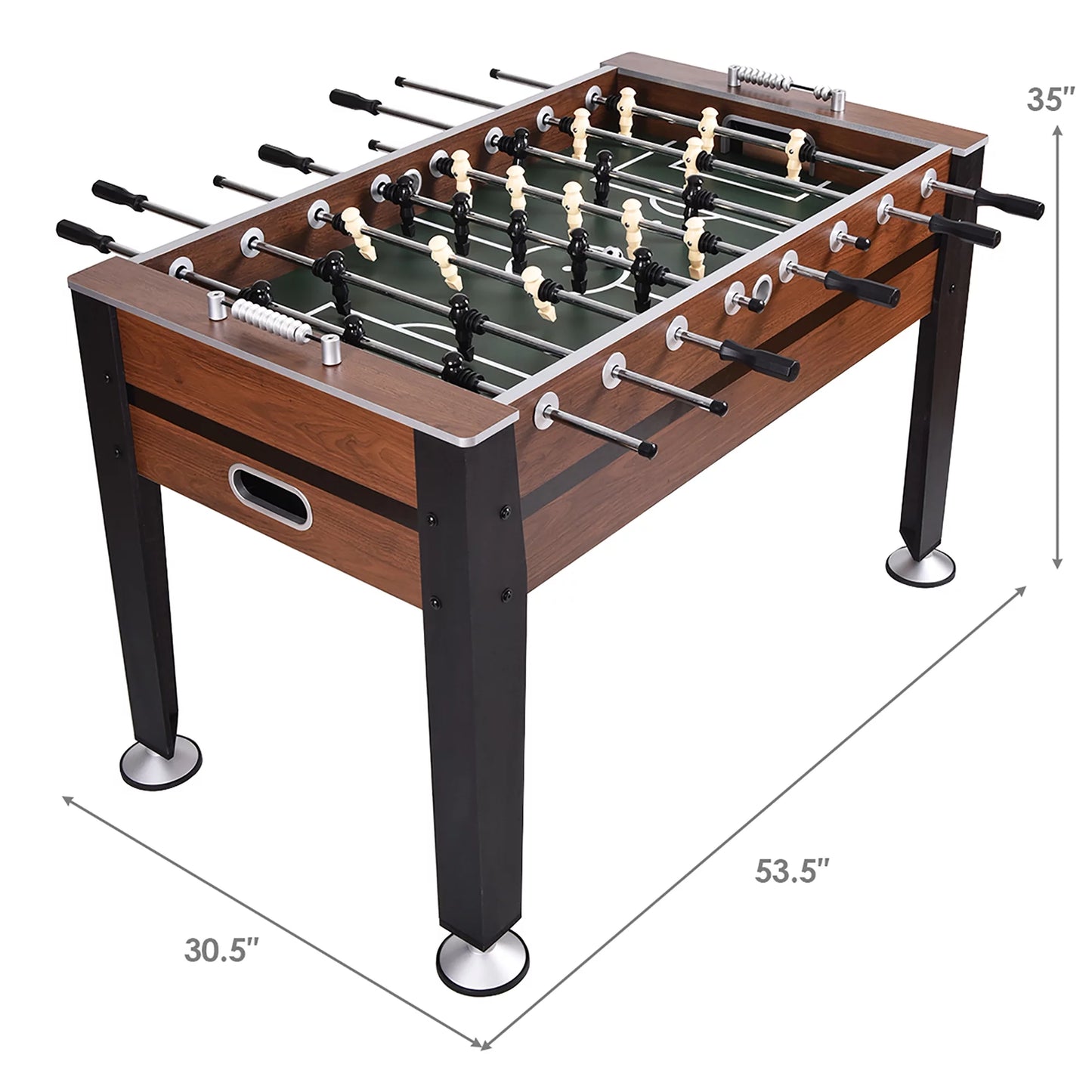 54'' Foosball Soccer Table Competition Sized Football Arcade Indoor Game Room