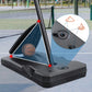 54 In. Basketball Hoop Outdoor Portable Basketball Goal with 7.5 - 10 Ft. Adjustable Basketball System Basketball Equipment with Wheels for Adult Kids Family Indoor and Outdoor