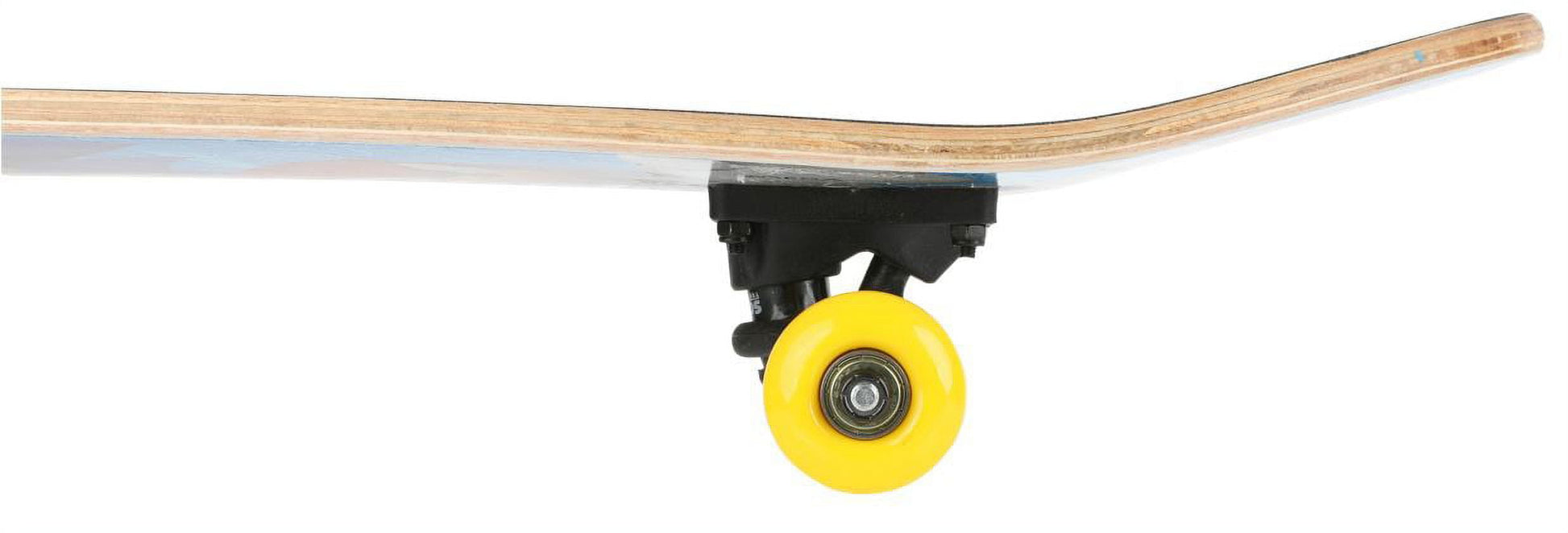 31" X 7.5" Standard Popsicle Complete Skateboard, Beginner Skateboard with Pro Trucks for Kids