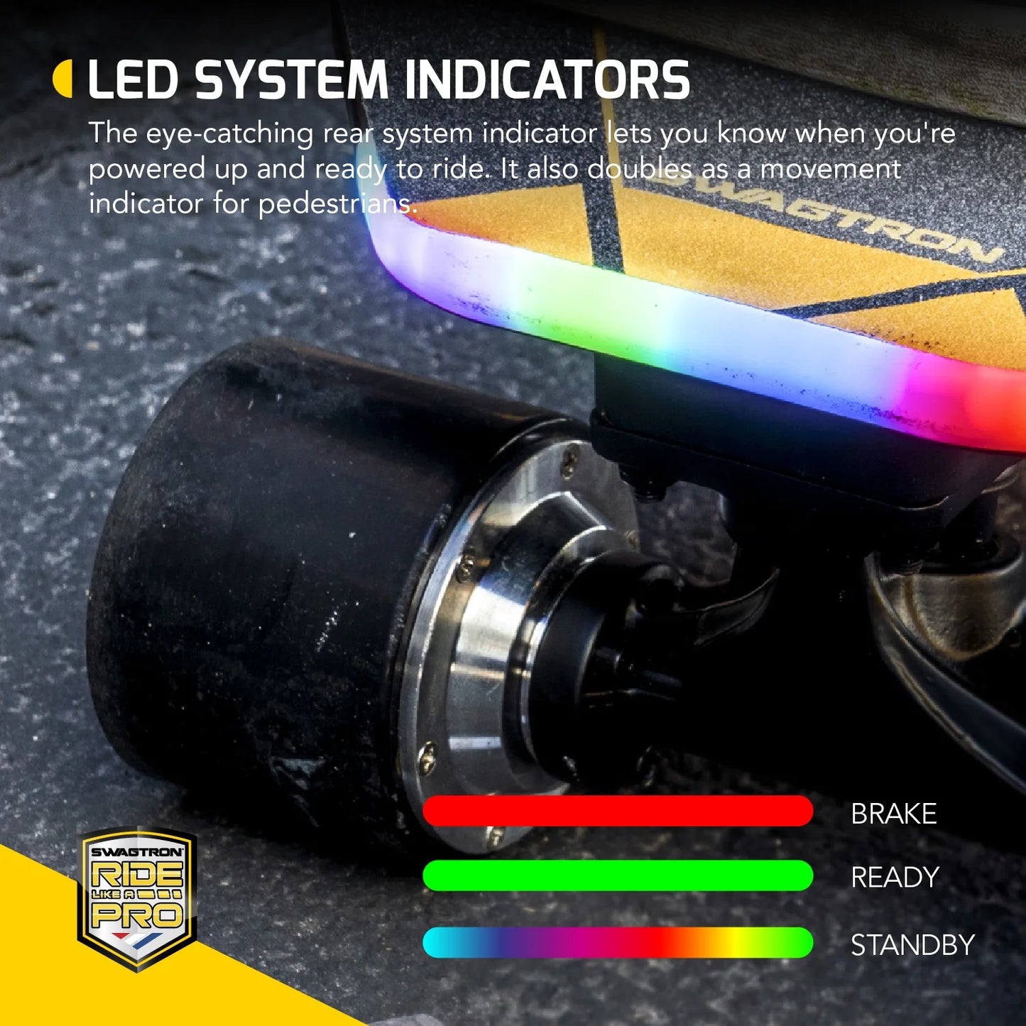 NG3 Electric Skateboard Kick-Assist Smart Sensors