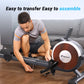 Magnetic Rowing Machine Quiet 16 Levels of Resistance Bluetooth Black Rower for Home Workout