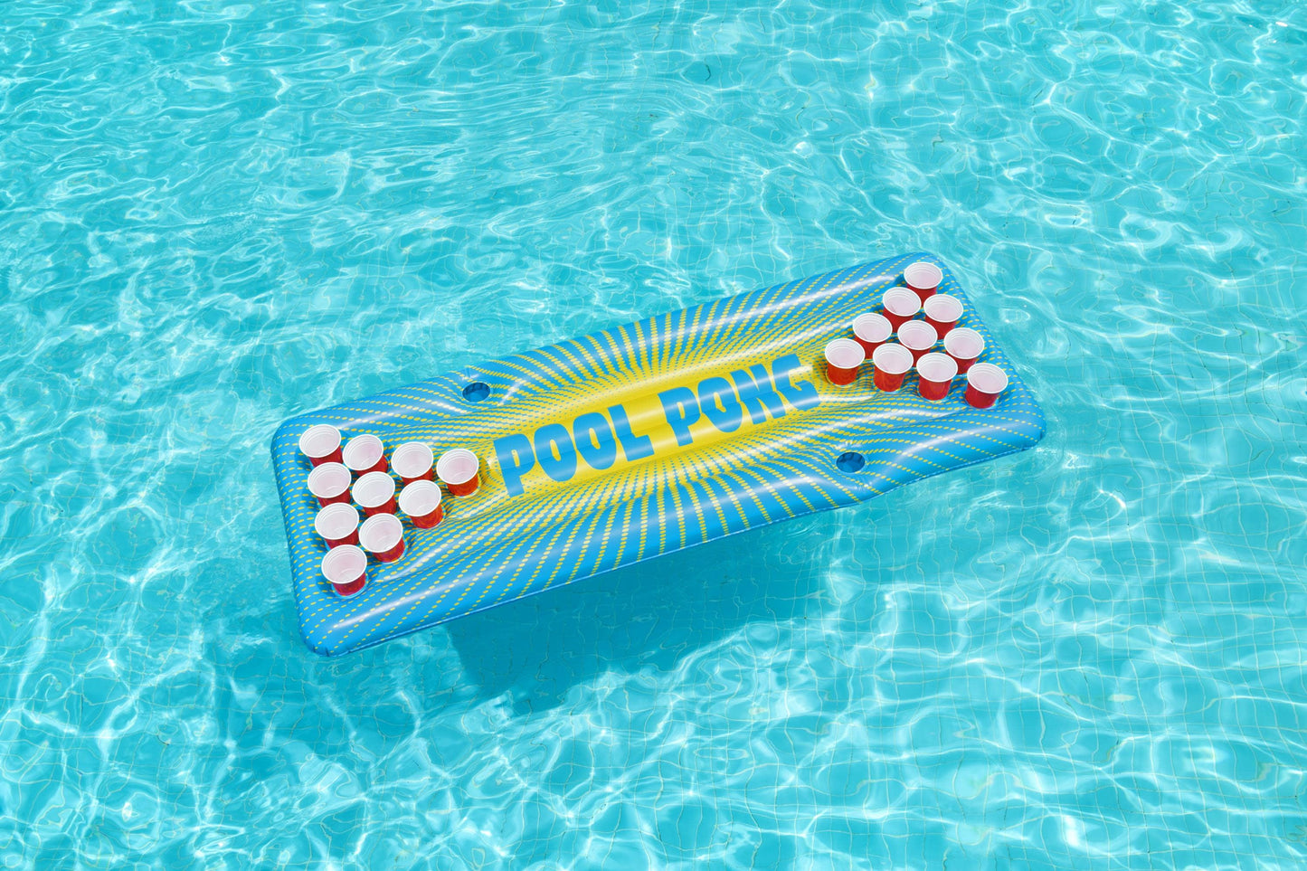 71" X 30" Adult Pong Inflatable Pool Game Multicolor