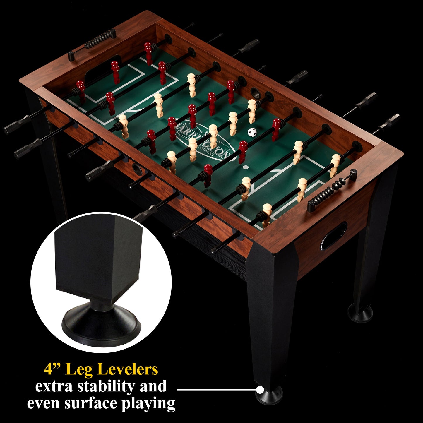 54" Furniture Style Foosball Game Table, 54 Inch X 27.25 Inch X 34 Inch, by