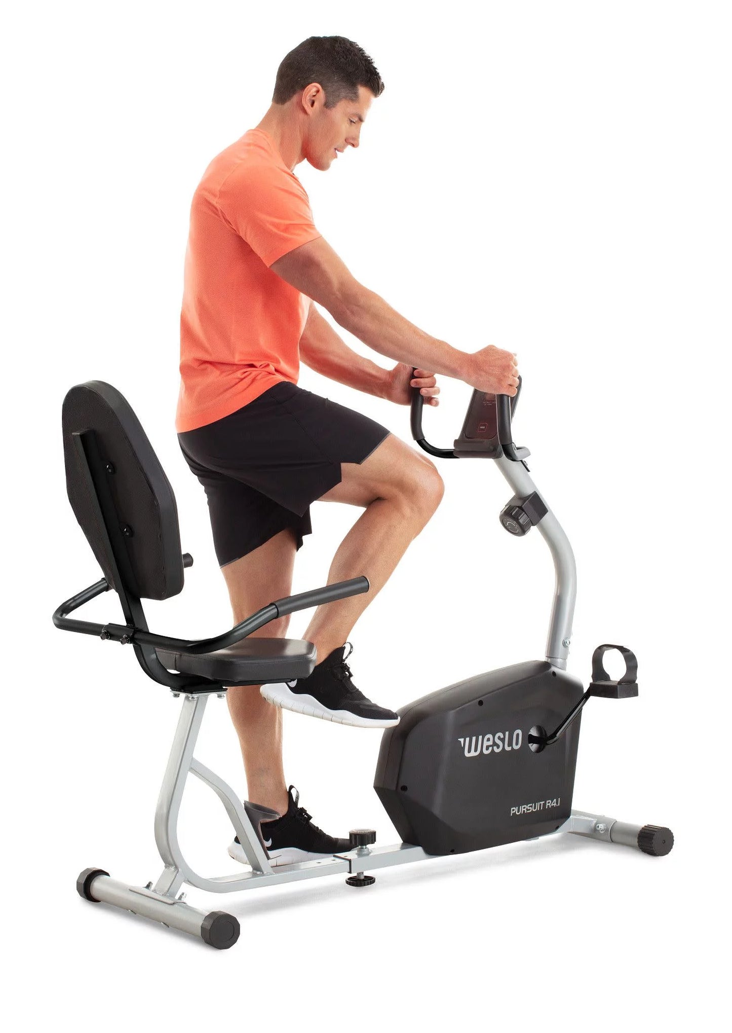 Pursuit R 4.1 Recumbent Exercise Bike with Inertia-Enhanced Flywheel