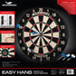 Narwhal Kingston Official Size Bristle Dartboard with 6 Steel Tip Darts