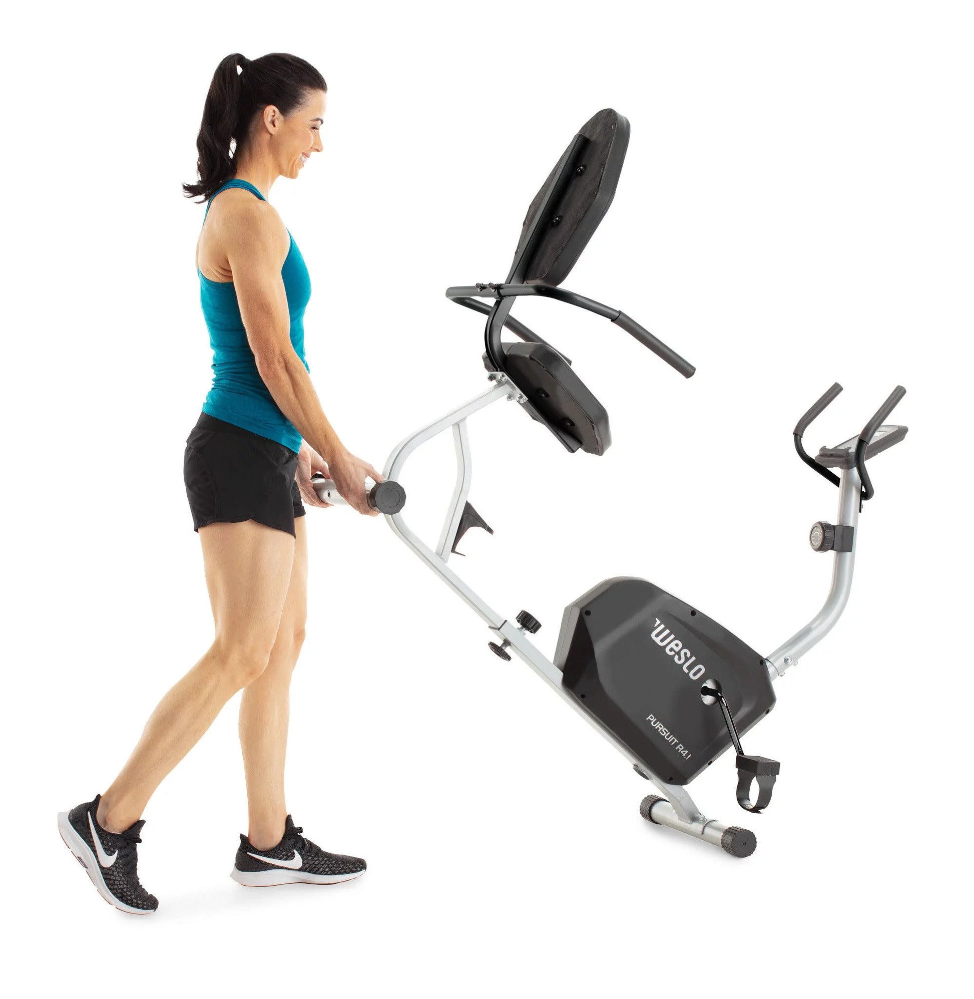 Pursuit R 4.1 Recumbent Exercise Bike with Inertia-Enhanced Flywheel