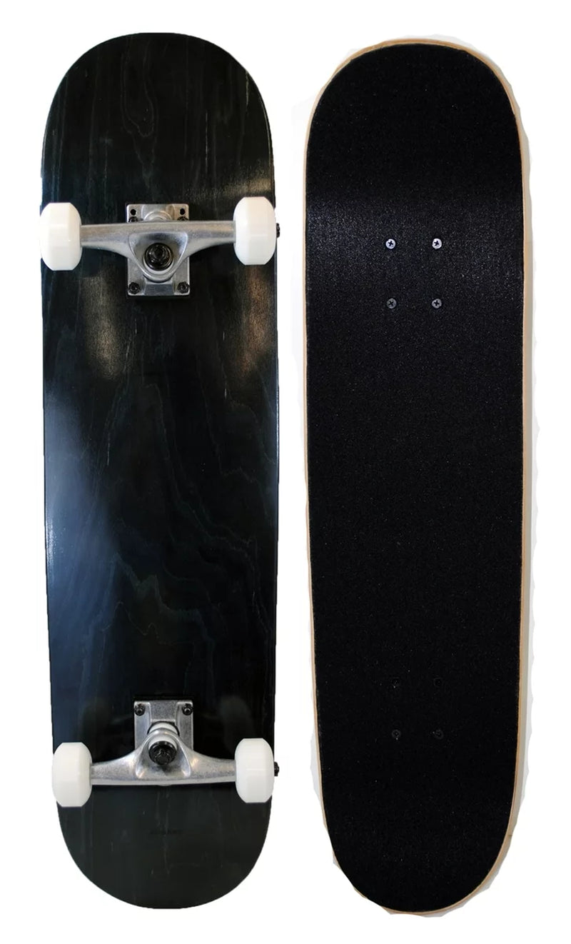 Complete Full Size Standard Maple Deck Skateboard - Black