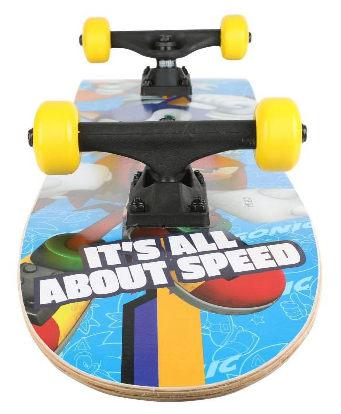 31" X 7.5" Standard Popsicle Complete Skateboard, Beginner Skateboard with Pro Trucks for Kids